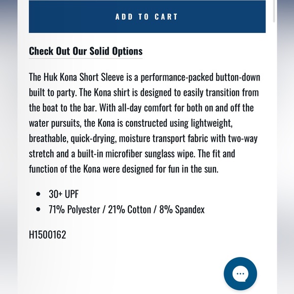 Huk Kona print button down - Picture 3 of 5